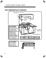 Предварительный просмотр 22 страницы LG LSCE305ST/00 Owner'S Manual