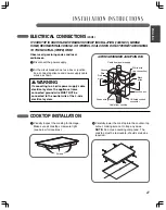 Предварительный просмотр 27 страницы LG LSCE305ST/00 Owner'S Manual