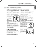 Предварительный просмотр 7 страницы LG LSCG306 Series Owner'S Manual