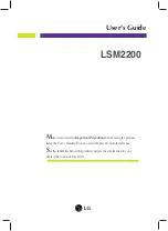 LG LSM2200 User Manual предпросмотр