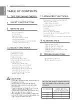 Preview for 2 page of LG LSN5AT5M Owner'S Manual