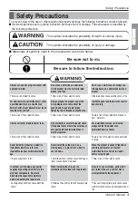 Preview for 3 page of LG LSNC112PBL3 Owner'S Manual