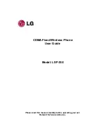 LG LSP-350 User Manual preview