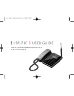 LG LSP710 User Manual preview