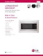 LG LSRM2010ST Specifications preview