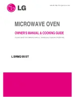 LG LSRM205ST Owner'S Manual & Cooking Manual preview