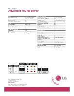 Предварительный просмотр 2 страницы LG LST-3100A Specifications