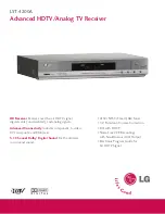 LG LST-4200A Specifications preview