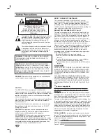 Предварительный просмотр 2 страницы LG LST3510A - HDTV Receiver / Hi-Format DVD Player Owner'S Manual