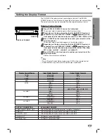 Предварительный просмотр 19 страницы LG LST3510A - HDTV Receiver / Hi-Format DVD Player Owner'S Manual