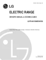 LG LST5651SB Owner'S Manual & Cooking Manual preview