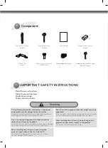 Предварительный просмотр 2 страницы LG LSW440B Owner'S Manual