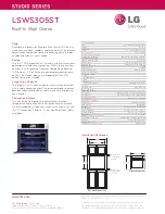 Preview for 2 page of LG LSWS305ST Specifications