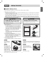 Preview for 11 page of LG LSWS306ST Installation Manual
