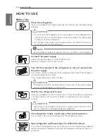 Preview for 20 page of LG LSXS263 Series Owner'S Manual