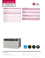 Preview for 2 page of LG LT081CER Specification