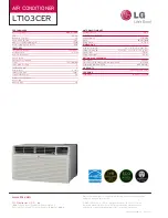 Preview for 2 page of LG LT103CER Specifications