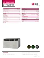 Preview for 2 page of LG LT103HNR Specifications