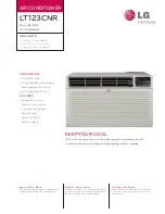 Preview for 1 page of LG LT123CNR Specifications