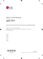 Предварительный просмотр 1 страницы LG LT66 Series Installation Manual