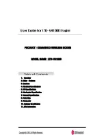LG LTD-VH1000 User Manual preview