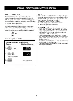 Preview for 13 page of LG LTM9010B Owner'S Manual & Cooking Manual