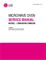 Предварительный просмотр 1 страницы LG LTM9020B Service Manual