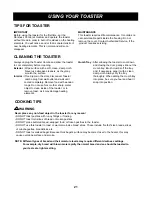 Preview for 21 page of LG LTRM1240SB Owner'S Manual & Cooking Manual