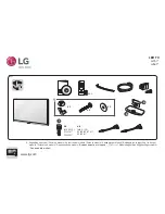 Предварительный просмотр 1 страницы LG LV641 Series Owner'S Manual