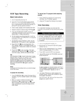 Preview for 21 page of LG LVC-737 Owner'S Manual