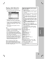 Preview for 31 page of LG LVC-837 Owner'S Manual