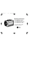 Предварительный просмотр 1 страницы LG LVC-A730HM Operating Instructions Manual