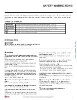 Preview for 3 page of LG LVN180HV4 Installation Manual