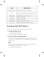 Preview for 19 page of LG LVS201 series Owner'S Manual