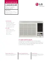 Preview for 1 page of LG LW2410HR Specifications