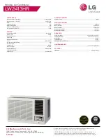 Preview for 2 page of LG LW2413HR Specification