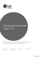 LG LW300C-CA Installation Manual предпросмотр