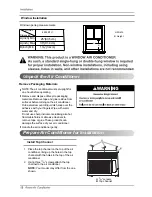 Предварительный просмотр 12 страницы LG LW8012ERJ Owner'S Manual