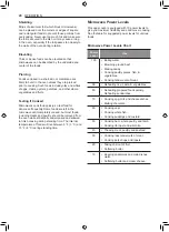 Preview for 20 page of LG LWC3063 Owner'S Manual