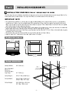 Preview for 4 page of LG LWD3081ST - Double Electric Oven Installation Manual
