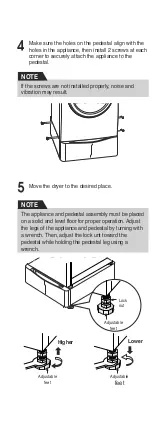 Preview for 8 page of LG LWP-277 Series Instalation Gude