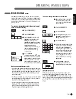 Preview for 31 page of LG LWS3081ST - 30in Single Electric Wall Oven User'S Manual & Cooking Manual