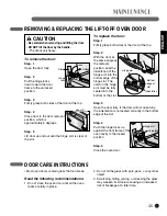 Preview for 35 page of LG LWS3081ST - 30in Single Electric Wall Oven User'S Manual & Cooking Manual