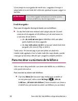 Preview for 28 page of LG LX-125 (Spanish) Phone Manual