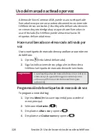 Preview for 128 page of LG LX-125 (Spanish) Phone Manual