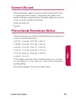 Предварительный просмотр 201 страницы LG LX-225 Phone Manual