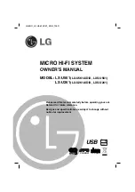 Предварительный просмотр 1 страницы LG LX-U261 Owner'S Manual