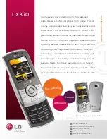 Preview for 1 page of LG LX370 Brochure