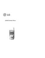 Preview for 1 page of LG LX5450 Owner'S Manual