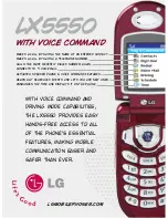 Preview for 2 page of LG LX5550 Brochure